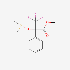 molecular formula C13H17F3O3Si B6315661 alpha-(Trifluoromethyl)-alpha-(trimethylsiloxy)-phenylacetic acid methyl ester CAS No. 1008108-69-7