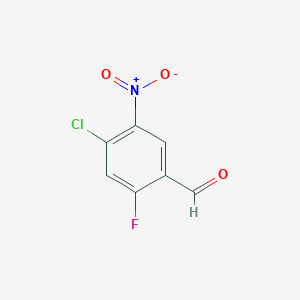 molecular formula C7H3ClFNO3 B6315675 4-氯-2-氟-5-硝基苯甲醛 CAS No. 1639298-89-7