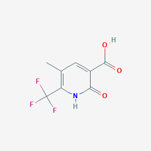 1,2-Dihydro-5-methyl-2-oxo-6-(trifluoromethyl)-3-pyridinecarboxylic acid