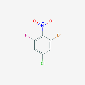 molecular formula C6H2BrClFNO2 B6315701 2-Bromo-4-chloro-6-fluoronitrobenzene CAS No. 1642542-05-9
