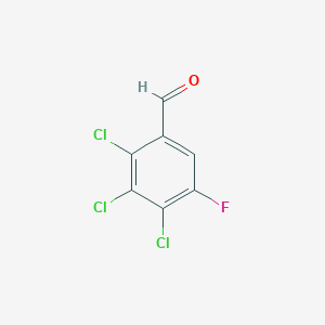 molecular formula C7H2Cl3FO B6315718 2,3,4-Trichloro-5-fluorobenzaldehyde CAS No. 165047-21-2