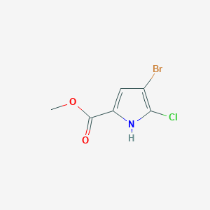 Methyl 4-bromo-5-chloro-1H-pyrrole-2-carboxylate, 95%