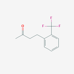 molecular formula C11H11F3O B6315812 4-(2-Trifluoromethyl-phenyl)-butan-2-one, 97% CAS No. 415955-47-4