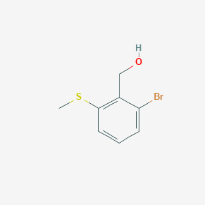molecular formula C8H9BrOS B6315846 [2-Bromo-6-(methylsulfanyl)phenyl]methanol CAS No. 1898133-78-2