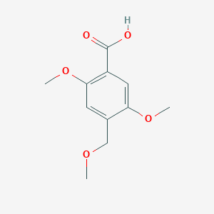 molecular formula C11H14O5 B6315854 2,5-Dimethoxy-4-(methoxymethyl)benzoic acid CAS No. 1898237-53-0