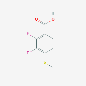2,3-Difluoro-4-(methylthio)benzoic acid
