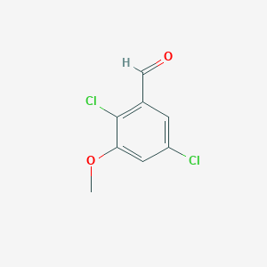 molecular formula C8H6Cl2O2 B6315882 2,5-二氯-3-甲氧基苯甲醛 CAS No. 1629253-43-5