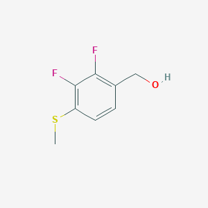 molecular formula C8H8F2OS B6315890 (2,3-Difluoro-4-(methylthio)phenyl)methanol CAS No. 1895297-82-1