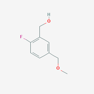 (2-Fluoro-5-(methoxymethyl)phenyl)methanol