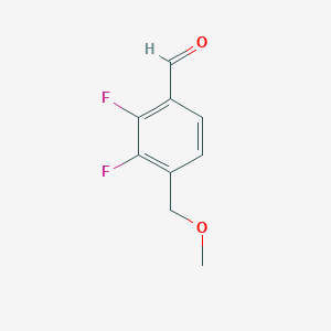 molecular formula C9H8F2O2 B6315912 2,3-Difluoro-4-(methoxymethyl)benzaldehyde CAS No. 1896247-68-9