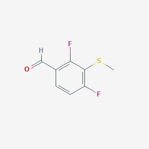 molecular formula C8H6F2OS B6315932 2,4-Difluoro-3-(methylthio)benzaldehyde CAS No. 1891309-76-4