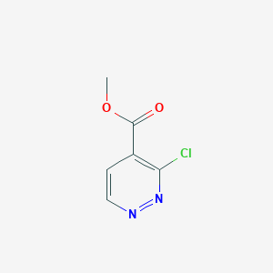 molecular formula C6H5ClN2O2 B6315952 Methyl 3-chloropyridazine-4-carboxylate CAS No. 1895477-24-3