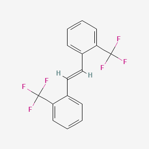 1,1'-(1,2-Ethenediyl)bis[2-(trifluoromethyl)benzene]