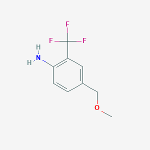 molecular formula C9H10F3NO B6315969 4-Amino-3-(trifluoromethyl)-benzyl methyl ether CAS No. 1858250-28-8