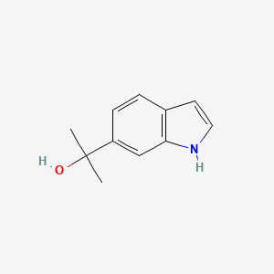 molecular formula C11H13NO B6316000 2-(1H-Indol-6-yl)propan-2-ol CAS No. 865376-66-5