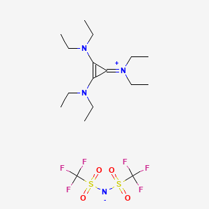 1,2,3-Tris(diethylamino)cyclopropenylium bis(trifluoromethanesulfonyl)imide, min. 97%