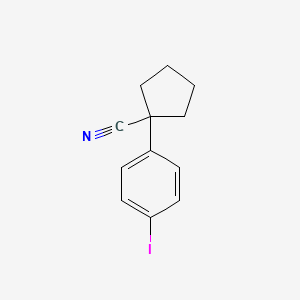 1-(4-Iodophenyl)cyclopentanecarbonitrile