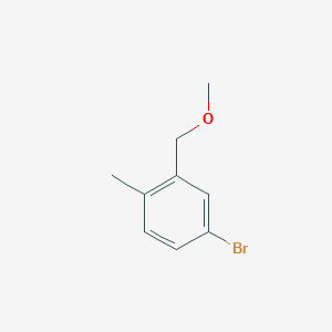 molecular formula C9H11BrO B6316111 4-Bromo-2-(methoxymethyl)-1-methylbenzene CAS No. 1890454-27-9