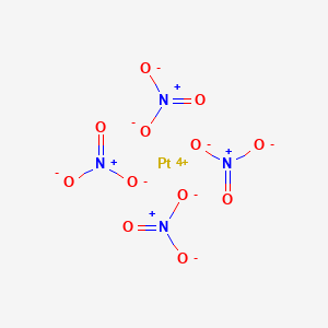 molecular formula N4O12Pt B6316129 硝酸铂(IV)，溶液，铂 15% w/w CAS No. 10102-09-7