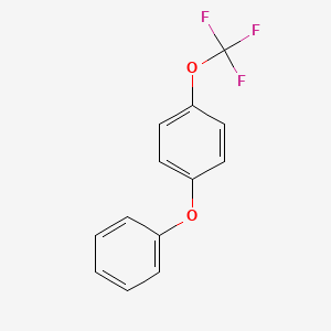 molecular formula C13H9F3O2 B6316145 1-Phenoxy-4-(trifluoromethoxy)benzene, 94% CAS No. 873203-32-8