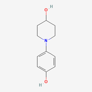 molecular formula C11H15NO2 B6316155 1-(4-羟基苯基)哌啶-4-醇 CAS No. 866109-91-3