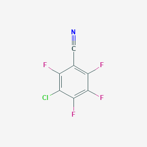 molecular formula C7ClF4N B6316178 3-chloro-2,4,5,6-tetrafluorobenzonitrile CAS No. 31881-88-6