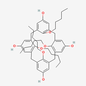 molecular formula C48H64O8 B6316196 Tetrapentyloxy-hydroxycalix[4]arene CAS No. 888496-27-3