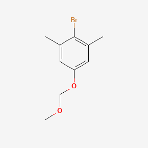 molecular formula C10H13BrO2 B6316207 2-Bromo-5-(methoxymethoxy)-1,3-dimethyl-benzene CAS No. 906623-17-4