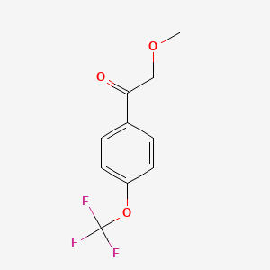 molecular formula C10H9F3O3 B6316227 2-Methoxy-1-(4-trifluoromethoxy-phenyl)-ethanone CAS No. 1476729-69-7