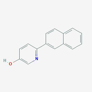 molecular formula C15H11NO B6316279 6-(Naphthalen-2-yl)pyridin-3-ol CAS No. 884500-99-6