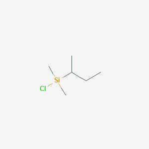 molecular formula C6H15ClSi B6316284 2-丁基二甲基氯硅烷 CAS No. 60090-96-2