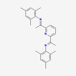 molecular formula C27H31N3 B6316316 2,6-Bis-[1-(2,4,6-trimethylphenylimino)-ethyl]pyridine CAS No. 210155-39-8