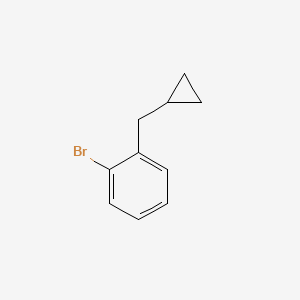 molecular formula C10H11Br B6316369 1-溴-2-(环丙基甲基)苯，95% CAS No. 1889435-75-9