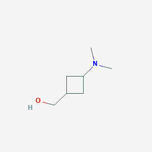 molecular formula C7H15NO B6316380 [cis-3-(Dimethylamino)cyclobutyl]methanol CAS No. 1932428-85-7