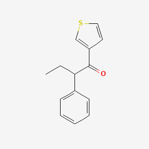 molecular formula C14H14OS B6316388 2-苯基-1-(噻吩-3-基)丁-1-酮 CAS No. 1597209-11-4