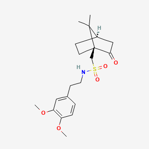 1-((((2-(3,4-Dimethoxyphenyl)ethyl)amino)sulfonyl)methyl)-7,7-dimethylbicyclo[2.2.1]heptan-2-one