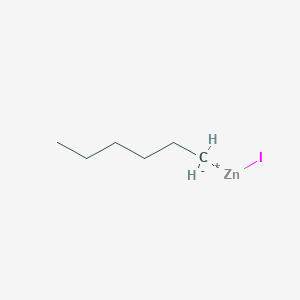 molecular formula C6H13IZn B6316413 Hexylzinc iodide, 0.50 M in THF CAS No. 152329-33-4