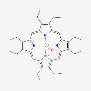 molecular formula C36H44N4OV B6316443 Vanadyl octaethylporphine CAS No. 27860-55-5