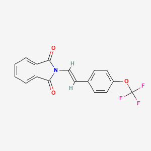 N-[2-[4-(Trifluoromethoxy)phenyl]ethenyl]-phthalimide