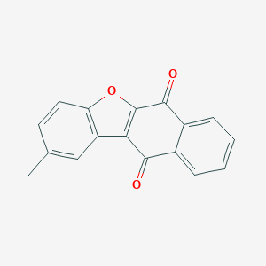 molecular formula C17H10O3 B6316461 2-Methyl-benzo[b]naphtho[2,3-d]furan-6,11-dione CAS No. 654066-93-0