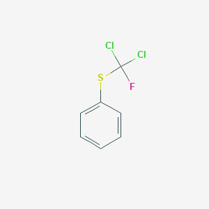 molecular formula C7H5Cl2FS B6316486 (Dichlorofluoromethylthio)benzene, 90% CAS No. 130755-47-4