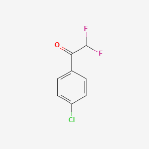 molecular formula C8H5ClF2O B6316493 4'-Chloro-2,2-difluoroacetophenone CAS No. 655-54-9