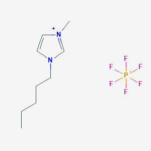 molecular formula C9H17F6N2P B6316520 1-Methyl-3-pentylimidazolium hexafluorophosphate, 99% CAS No. 280779-52-4
