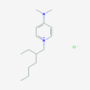 molecular formula C15H27ClN2 B6316532 4-(Dimethylamino)-1-(2-ethylhexyl)pyridinium chloride, 97% CAS No. 92886-00-5