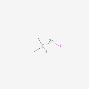 molecular formula C3H7IZn B6316536 2-Propylzinc iodide, 0.5 M in THF CAS No. 38614-18-5