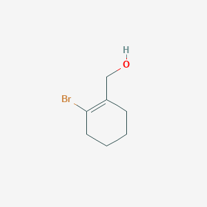 molecular formula C7H11BrO B6316551 2-Bromo-1-cyclohexene-1-methanol CAS No. 117360-45-9