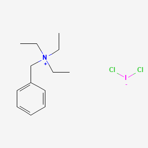 molecular formula C13H22Cl2IN B6316561 苯甲基三乙铵二氯碘酸盐 CAS No. 140410-47-5