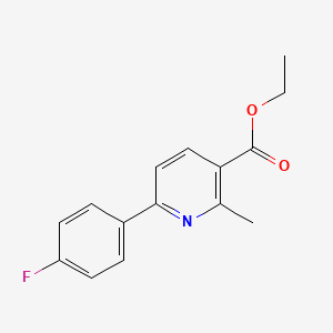 Ethyl 6-(4-fluorophenyl)-2-methylpyridine-3-carboxylate