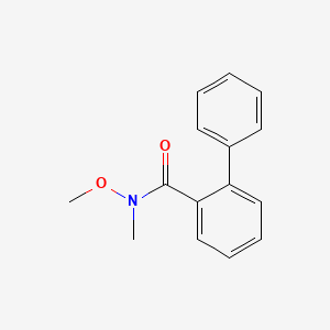 B6316569 N-methoxy-N-methyl-[1,1'-biphenyl]-2-carboxamide CAS No. 229970-93-8