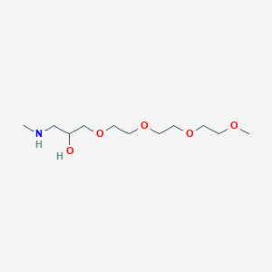 molecular formula C11H25NO5 B6316579 2,5,8,11-Tetraoxa-15-azahexadecan-13-ol CAS No. 1991547-88-6